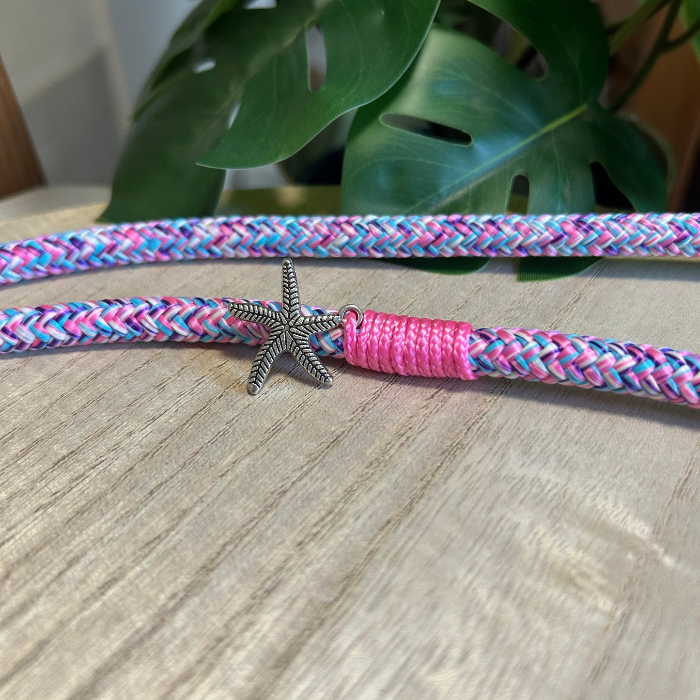 Handykette „Unicorn“ in Rosa | Wunch-Anhänger | Segeltau